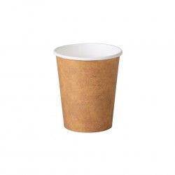 Copo Cart�o Bebidas Frias Castanho 235ml 7X5X8.5cm Pack 50