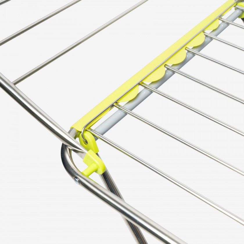 Estendal Chão Com Abas Inox Ding Cinzento 18m Estendal Chão Com Abas Inox Ding Cinzento 18m