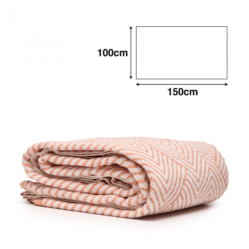 Toalha de banho Vibra Laranja 100X150cm Toalha de banho Vibra Laranja 100X150cm