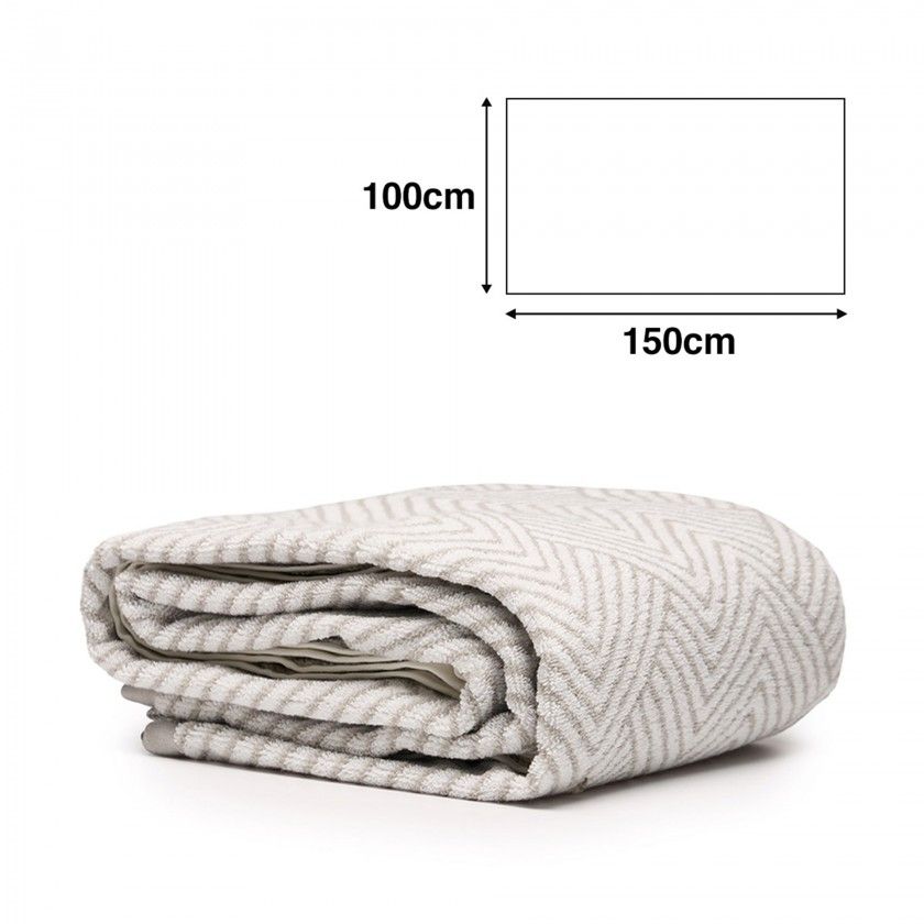 Toalha de banho Vibra Cinza 100X150cm Toalha de banho Vibra Cinza 100X150cm