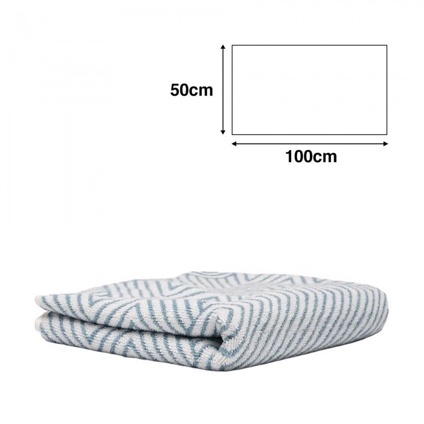 Toalha de banho Vibra Azul 50X100cm Toalha de banho Vibra Azul 50X100cm