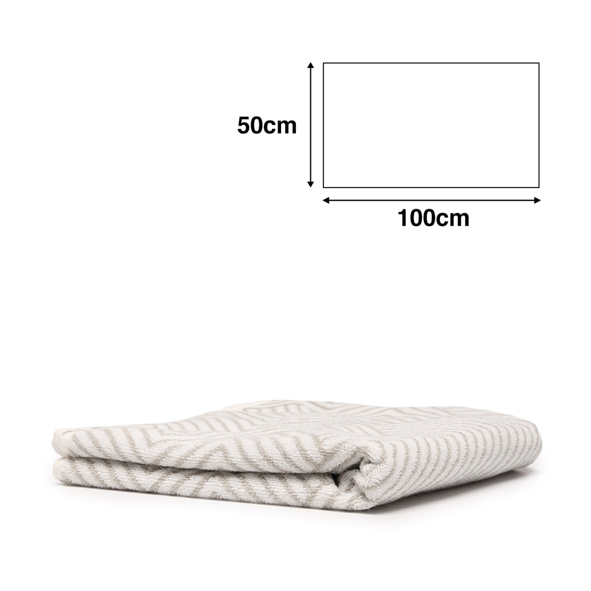 Toalha de banho Vibra Cinza 50X100cm