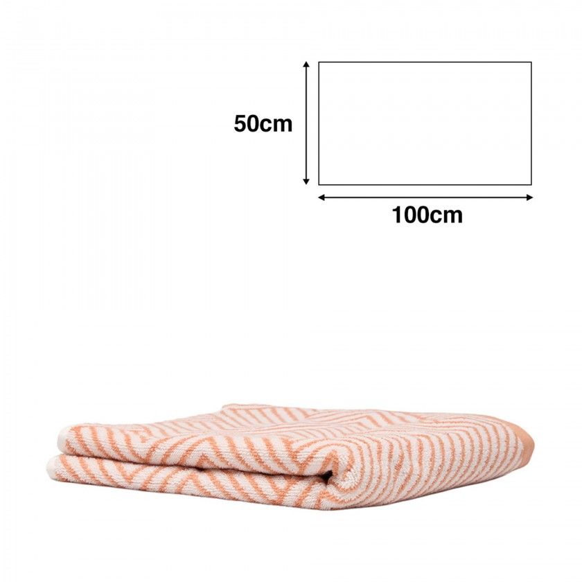 Toalha de banho Vibra Laranja 50X100cm Toalha de banho Vibra Laranja 50X100cm