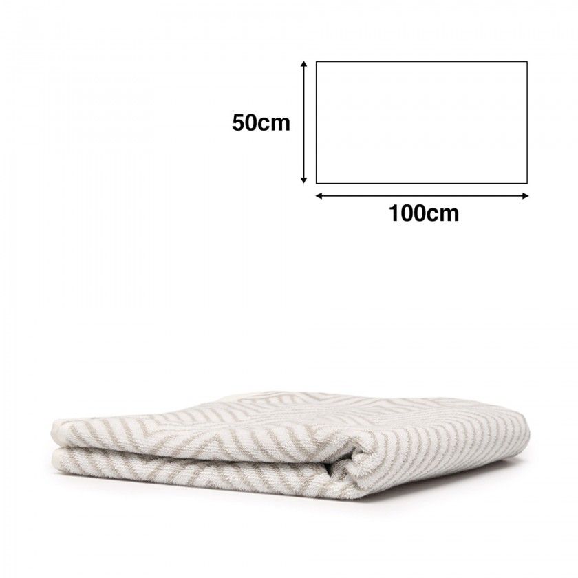 Toalha de banho Vibra Cinza 50X100cm Toalha de banho Vibra Cinza 50X100cm