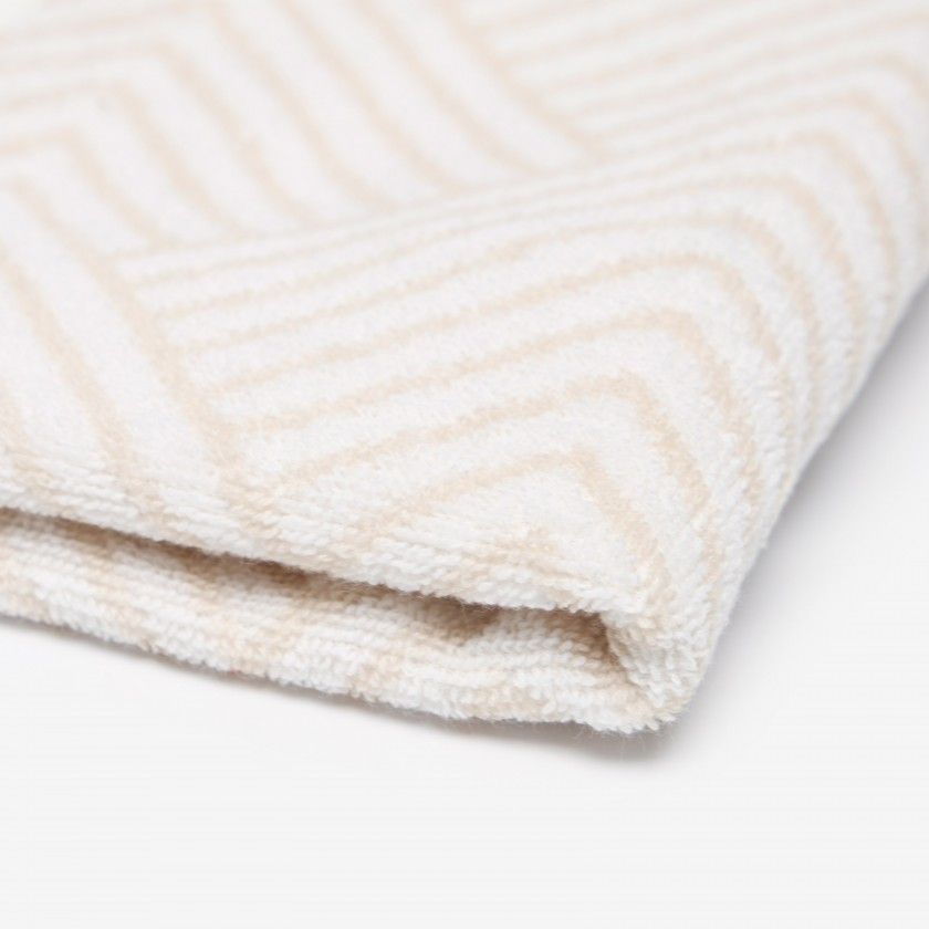 Toalha de banho Vibra Bege 33X50cm Toalha de banho Vibra Bege 33X50cm