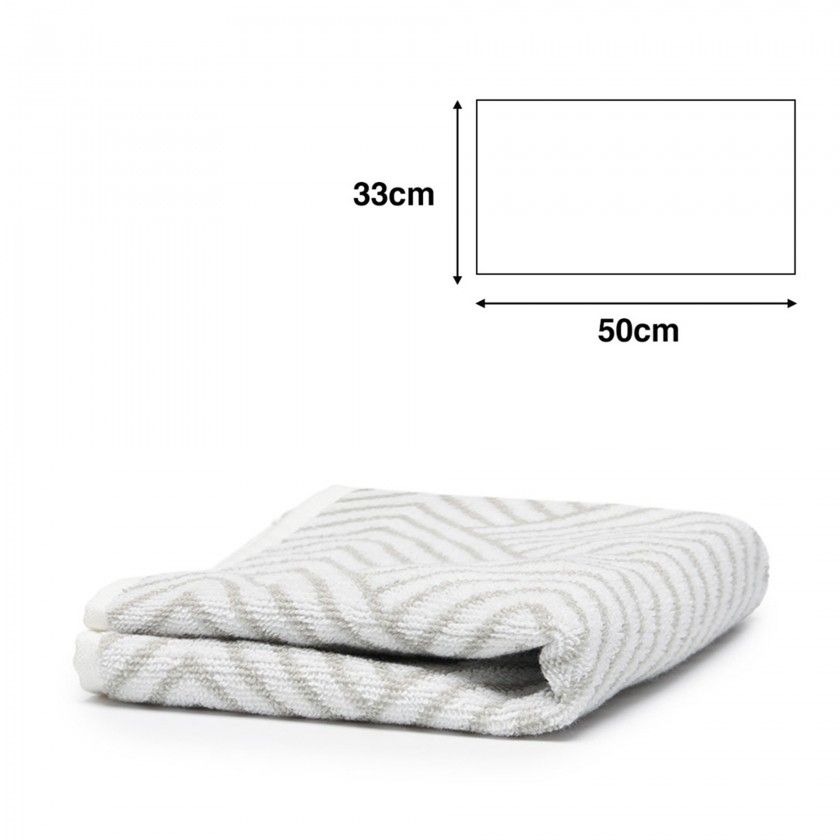 Toalha de banho Vibra Cinza 33X50cm Toalha de banho Vibra Cinza 33X50cm