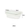 Caixa Hermética Vomboss Plástico Retangular 400ml Caixa Hermética Vomboss Plástico Retangular 400ml