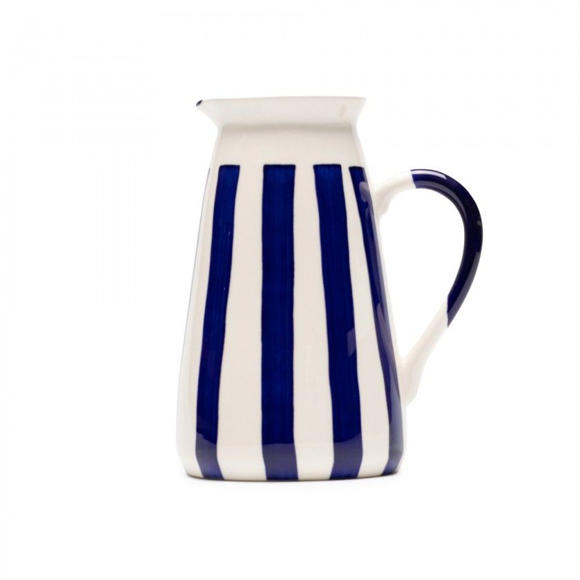 Jarra Direita Riscas Azul