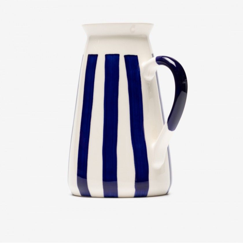 Jarra Direita Riscas Azul