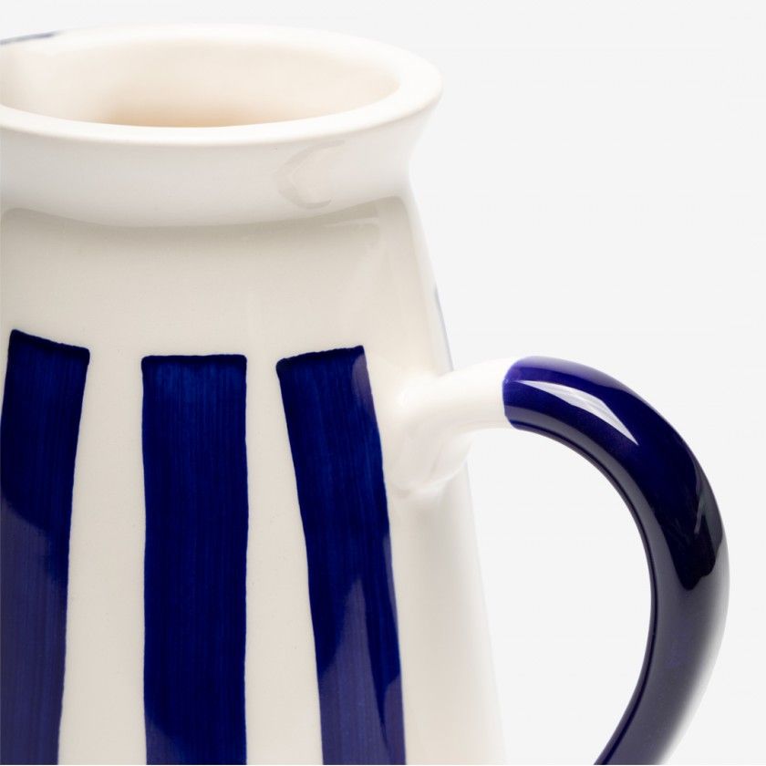 Jarra Direita Riscas Azul