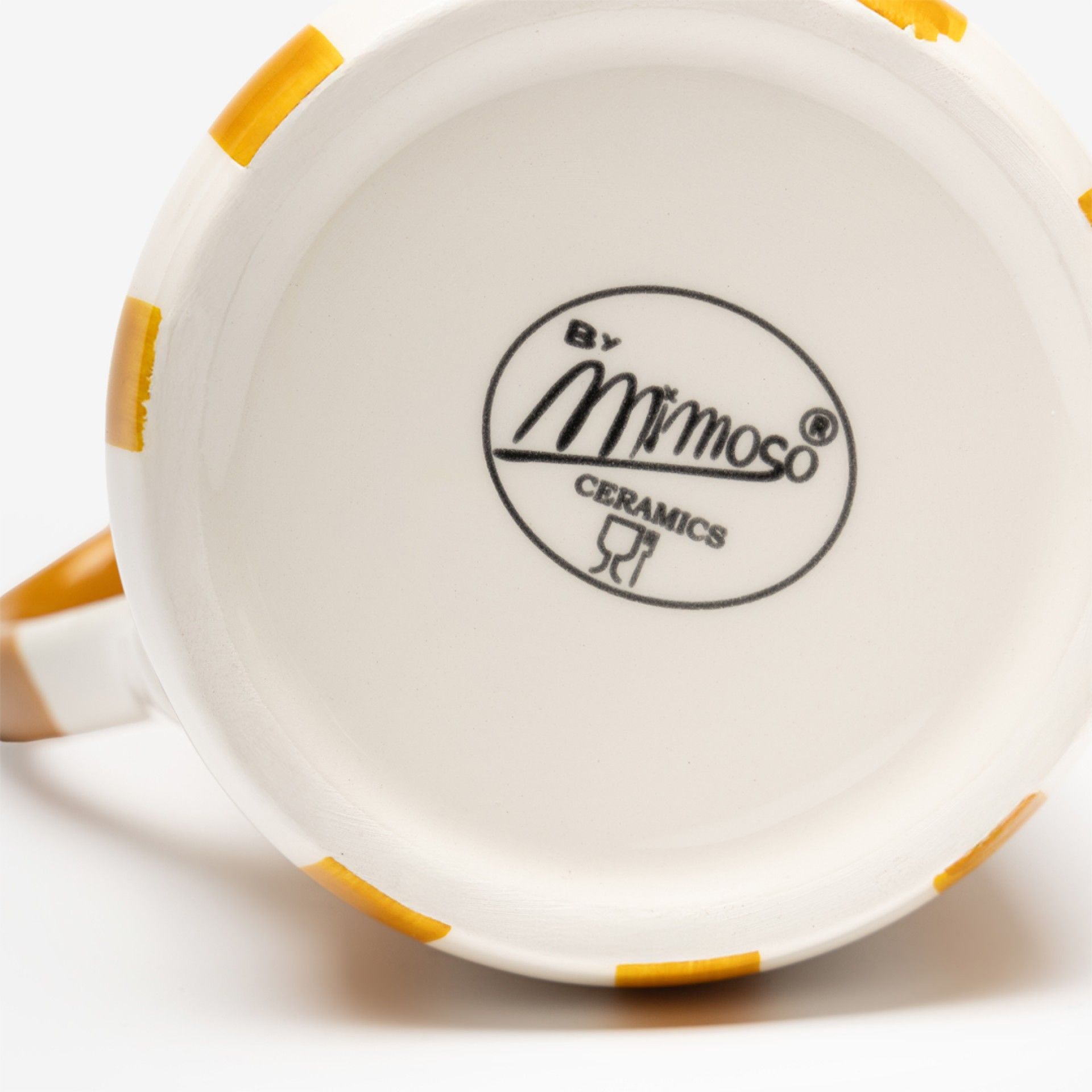 Jarra Direita Riscas Amarelo