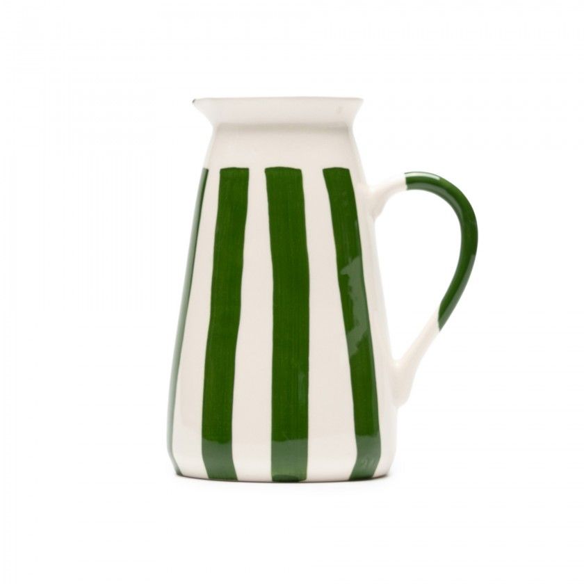 Jarra Direita Riscas Verde Jarra Direita Riscas Verde