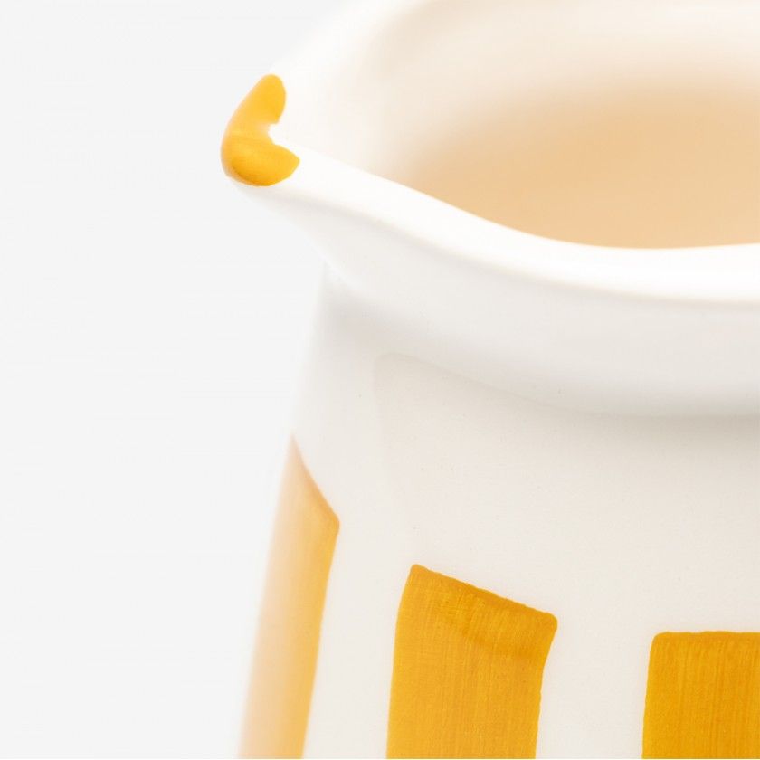 Jarra Direita Riscas Amarelo Jarra Direita Riscas Amarelo