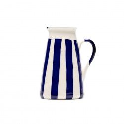 Jarra Direita Riscas Azul Jarra Direita Riscas Azul