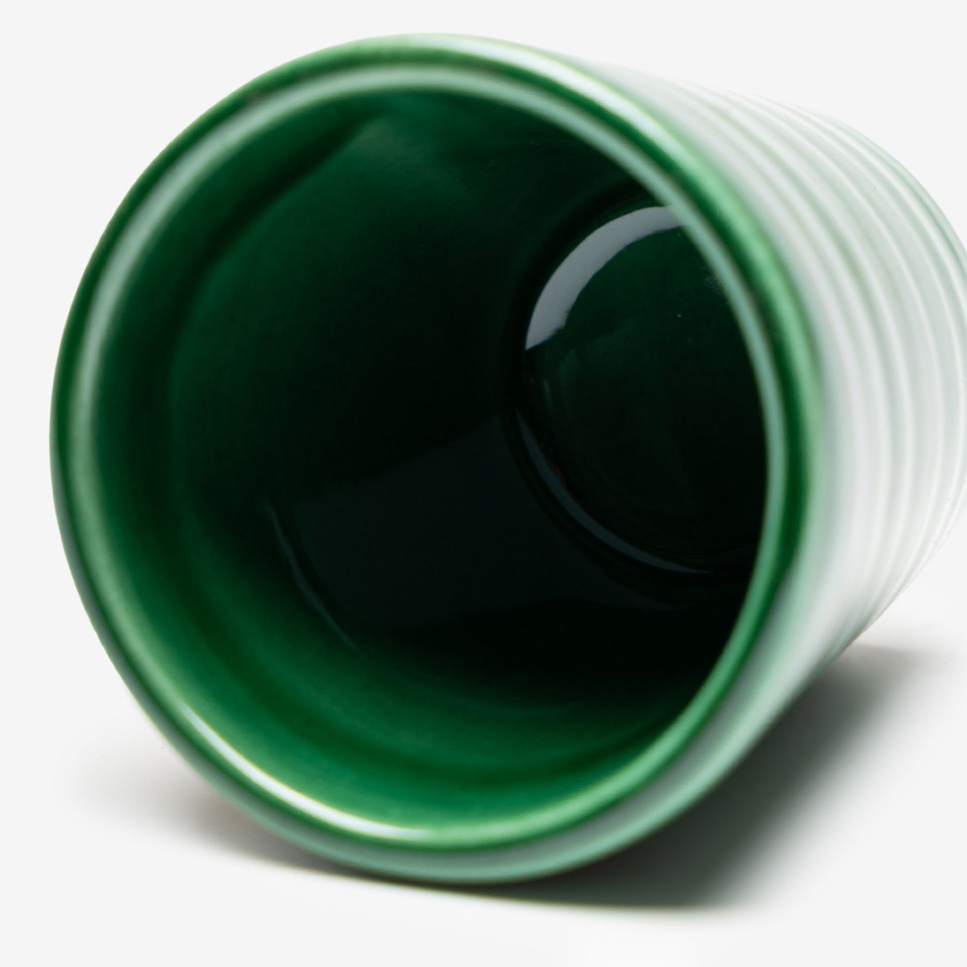 Copo Café Riscas Verde 5.5cm