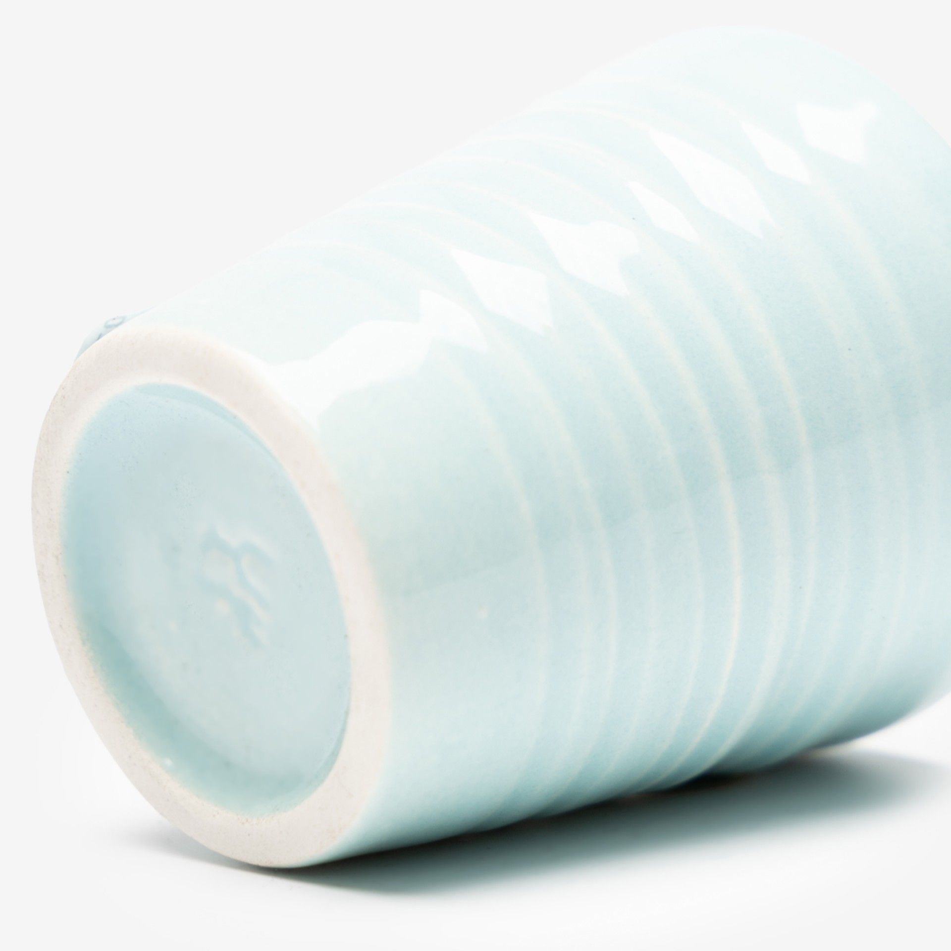 Copo Café Riscas Azul Pastel 5.5cm
