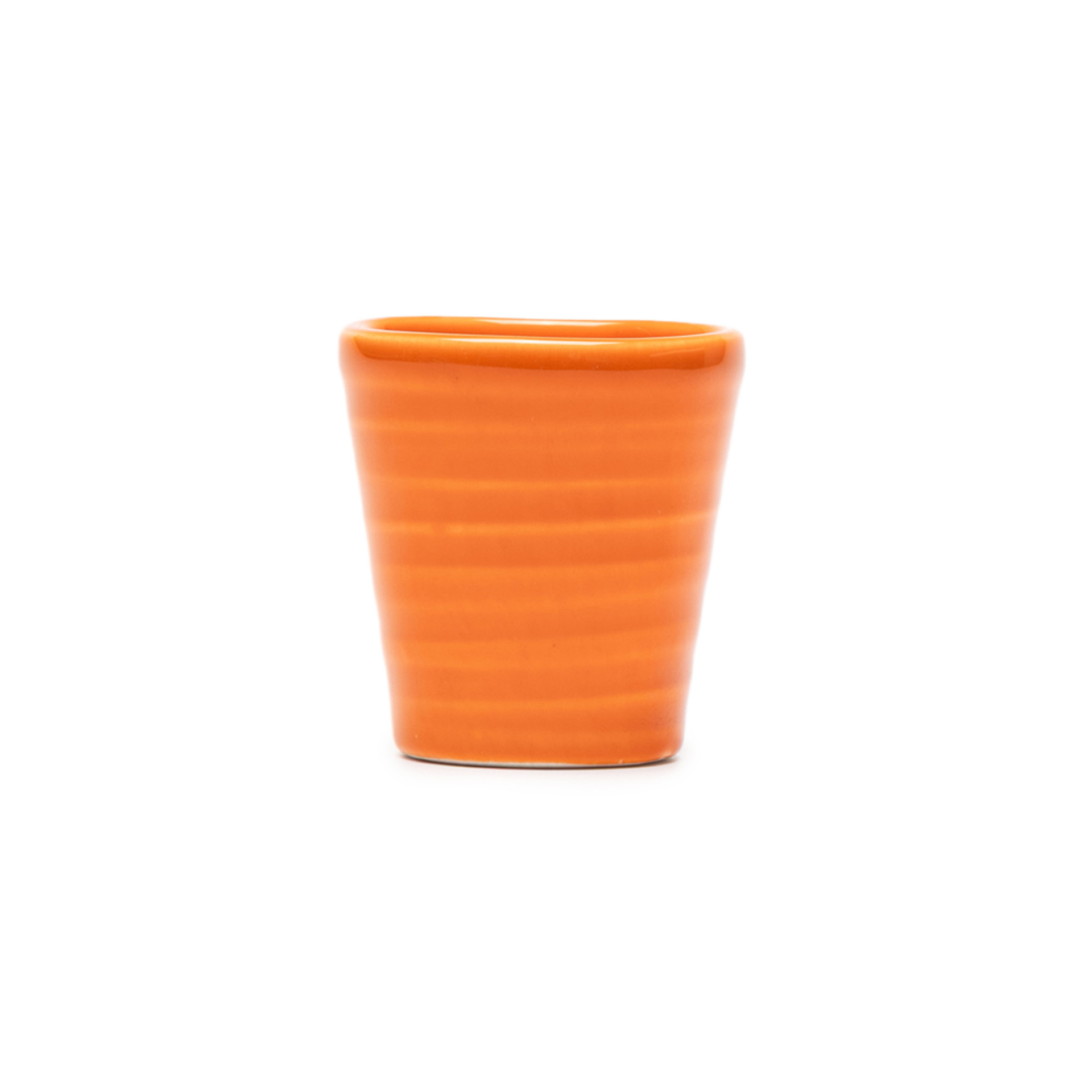 Copo Café Riscas Laranja 5.5cm