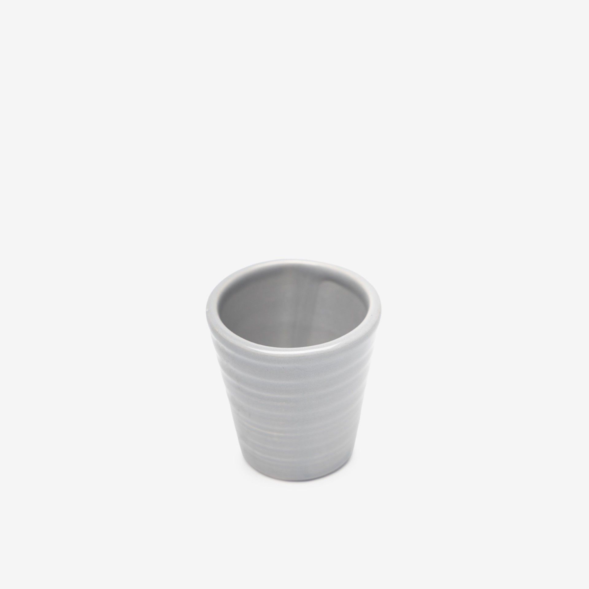 Copo Cafe Riscas Cinza 5.5cm