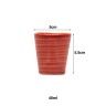 Copo Cafe Riscas Salmao 5.5cm Copo Cafe Riscas Salmao 5.5cm