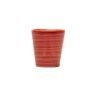 Copo Cafe Riscas Salmao 5.5cm Copo Cafe Riscas Salmao 5.5cm
