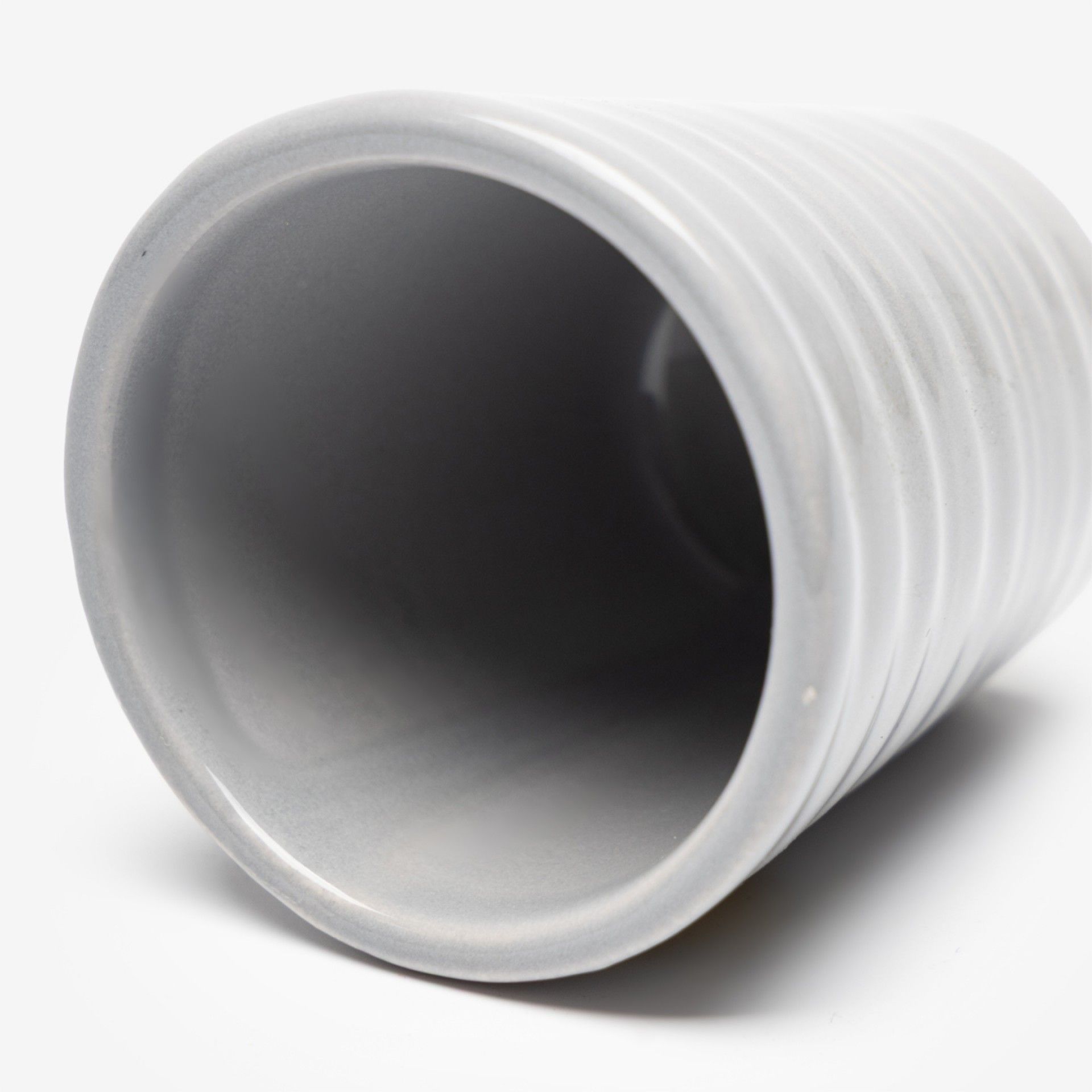 Copo Cafe Riscas Cinza 5.5cm
