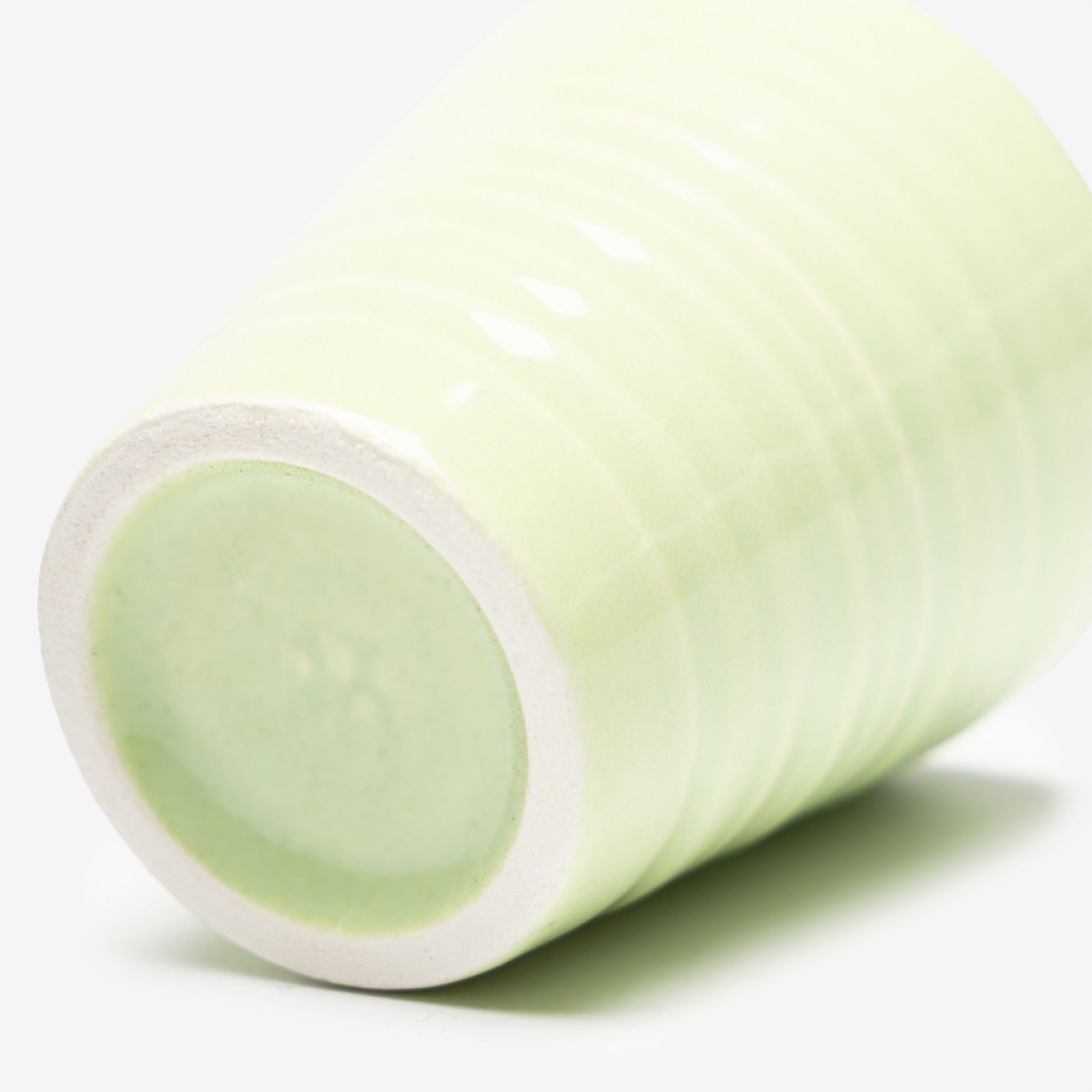 Copo Café Riscas Verde Pastel 5.5cm