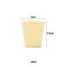 Copo Café Riscas Amarelo Pastel 5.5cm Copo Café Riscas Amarelo Pastel 5.5cm