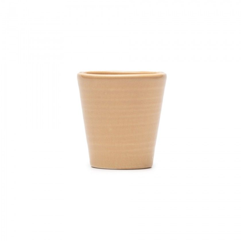 Copo Cafe Riscas Creme 5.5cm Copo Cafe Riscas Creme 5.5cm