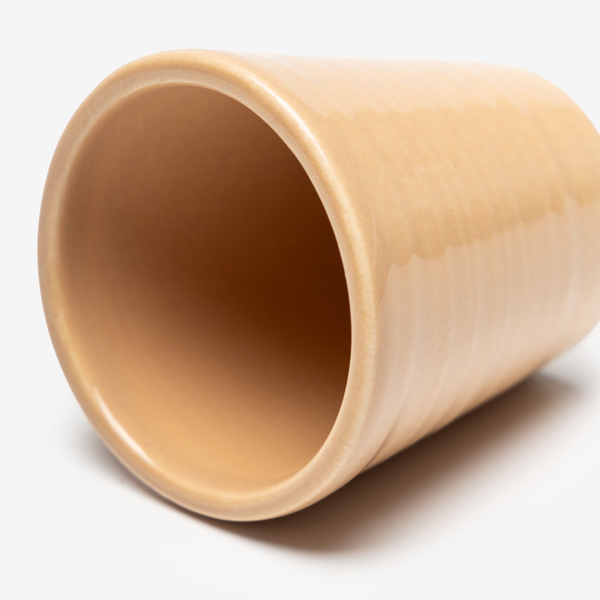 Copo Cafe Riscas Creme 5.5cm