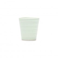 Copo Caf� Riscas Verde Agua 5.5cm
