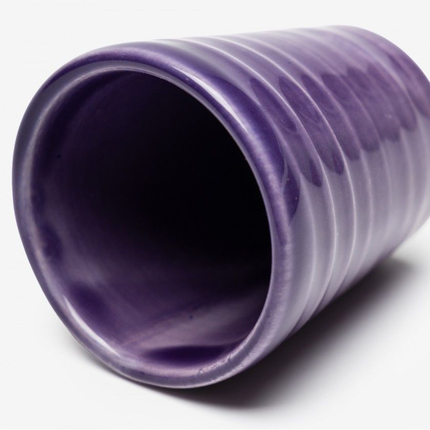 Copo Café Riscas Roxo 5.5cm Copo Café Riscas Roxo 5.5cm