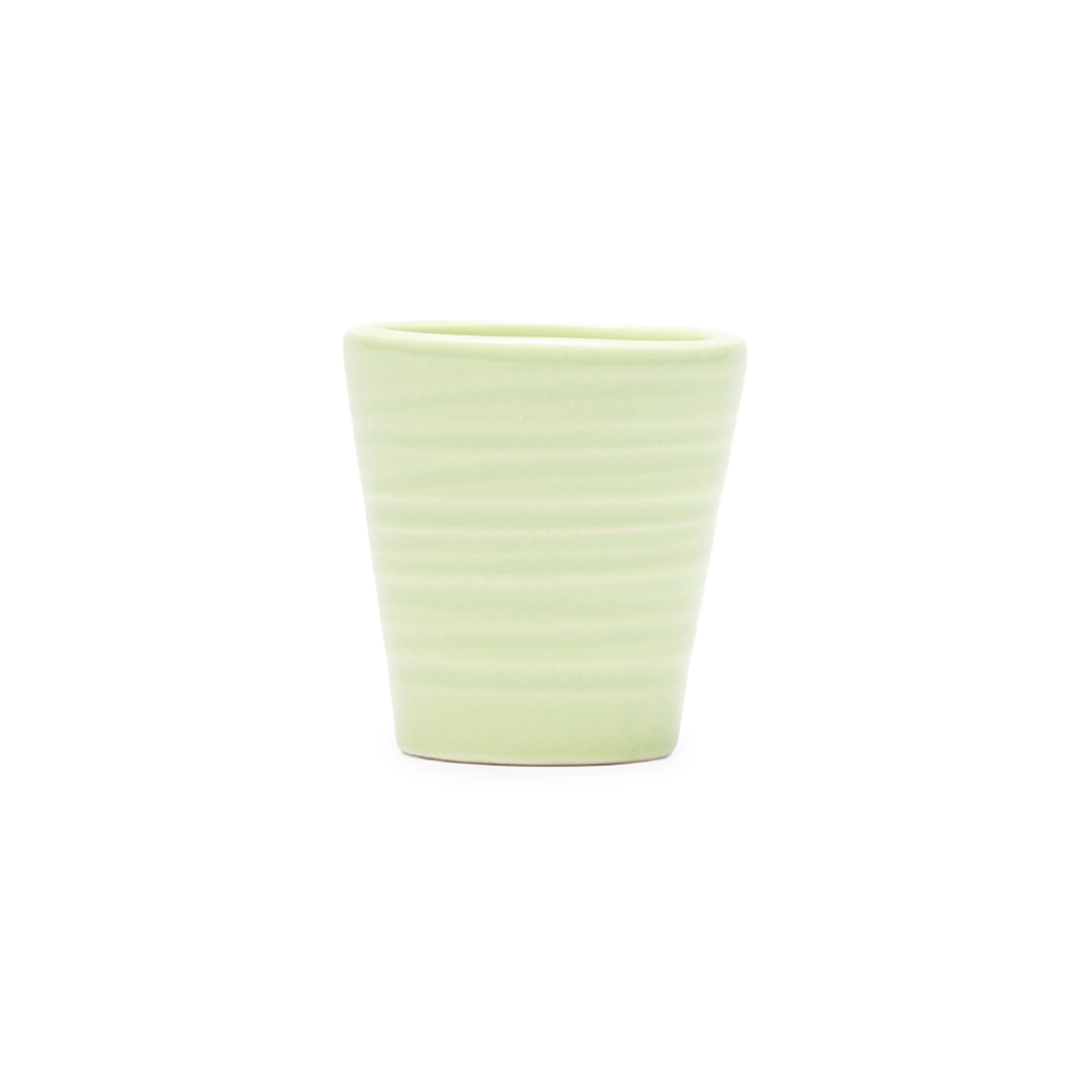 Copo Café Riscas Verde Pastel 5.5cm