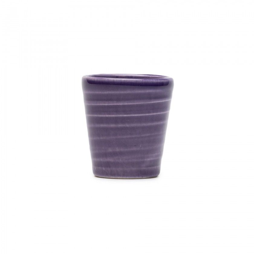 Copo Café Riscas Roxo 5.5cm Copo Café Riscas Roxo 5.5cm