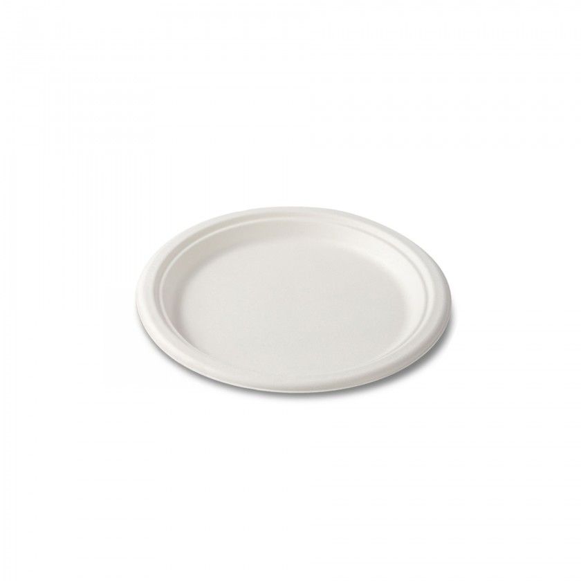 Prato Cana Açúcar Raso Redondo Branco Pack 10 Prato Cana Açúcar Raso Redondo Branco Pack 10