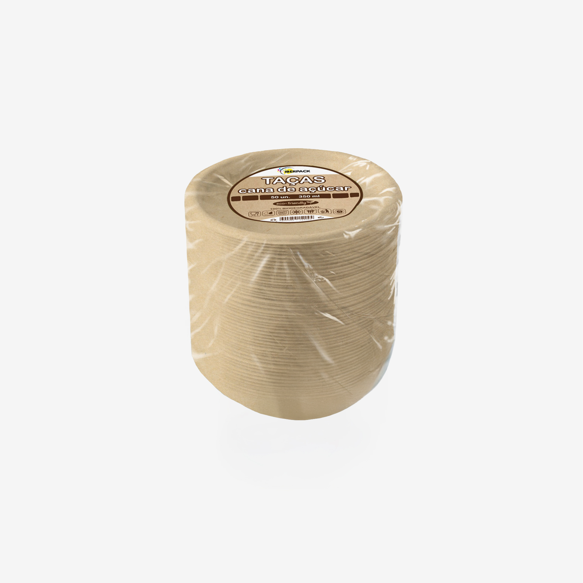 Taça Cana Açúcar Redondo 350ml 13.5cm Pack 50