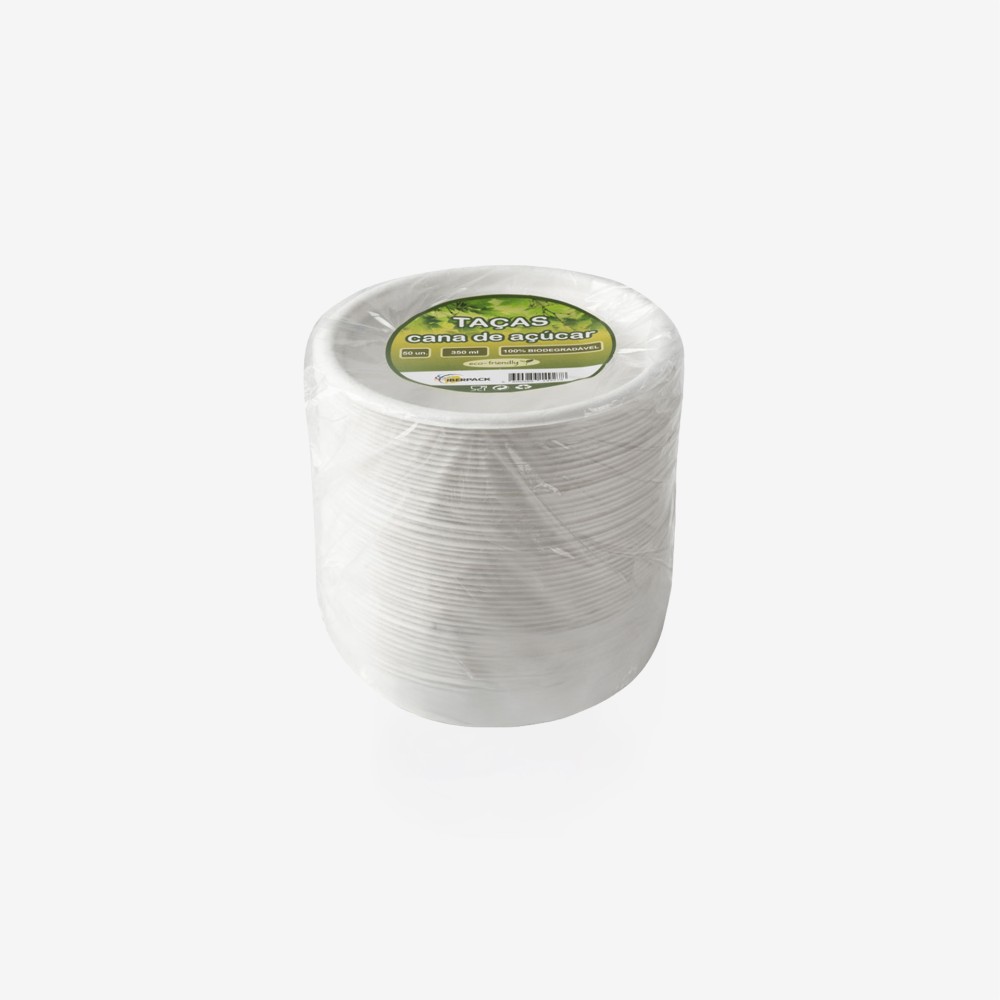 Taça Cana Açúcar Redondo 350ml 13.5cm Pack 50