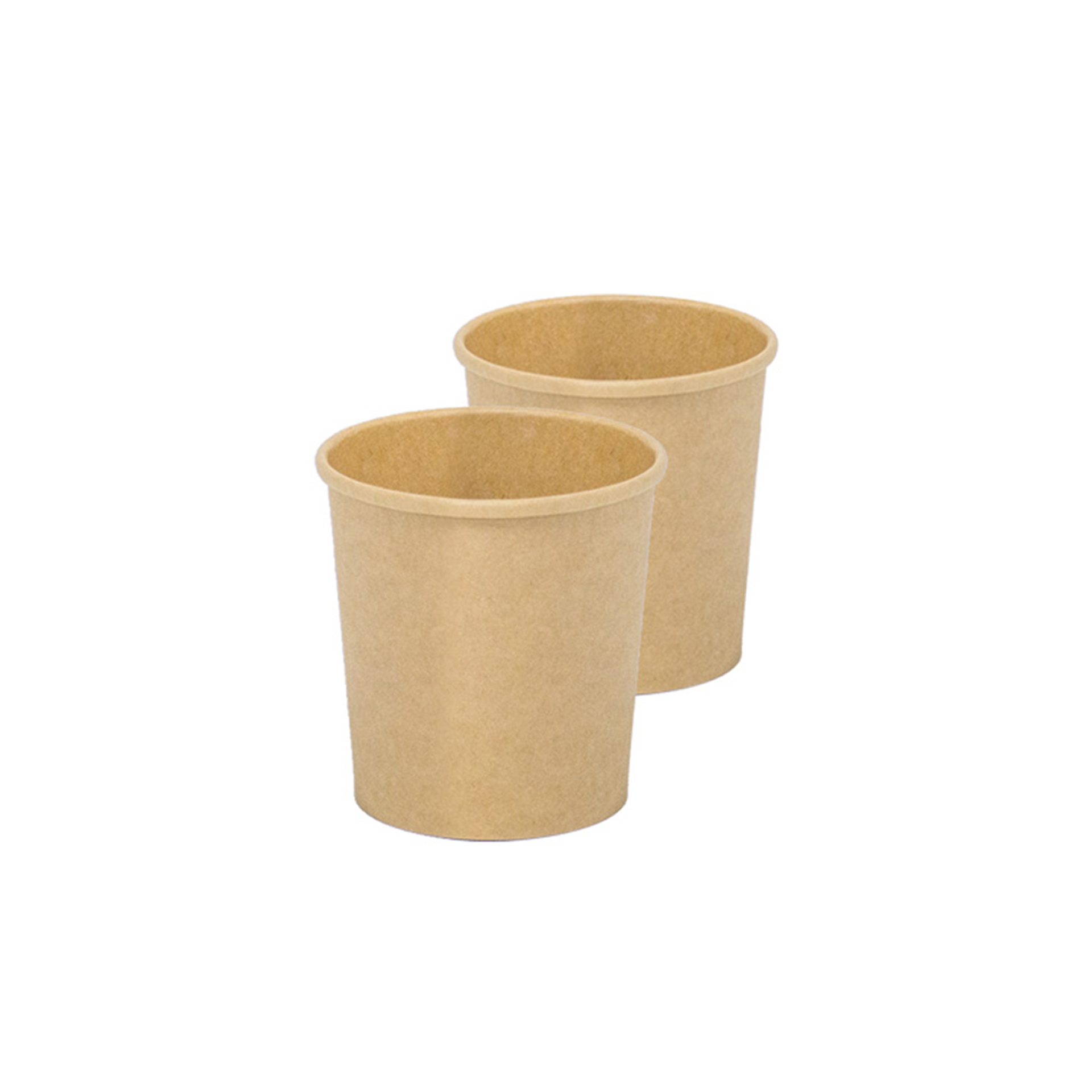 Copo com Tampa Kraft Redondo Pack 25