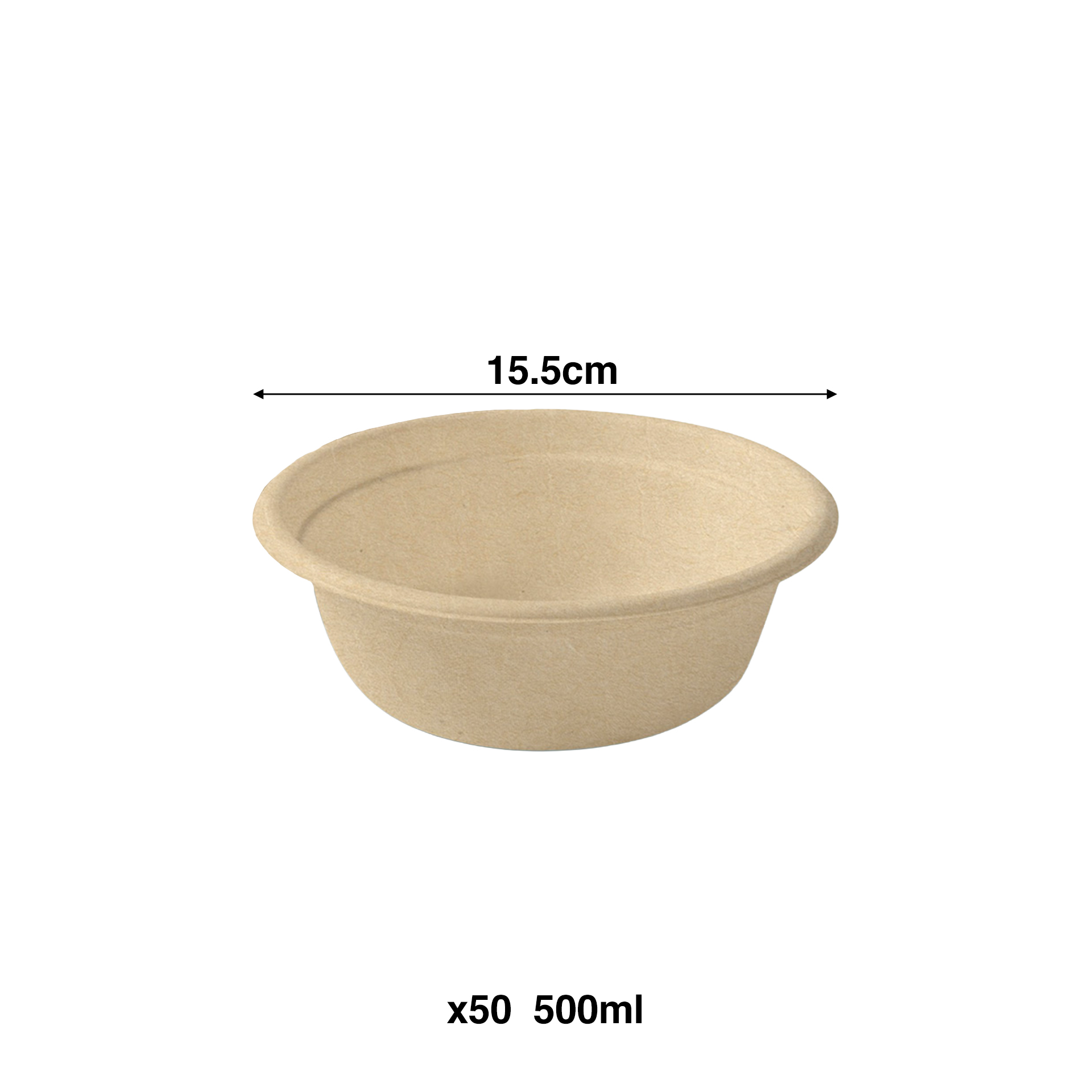 Taça Cana Açúcar Redondo 500ml 15.5cm Pack 50