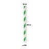 Palhinhas Cart�o Redondo 6mmx20cm Pack 100