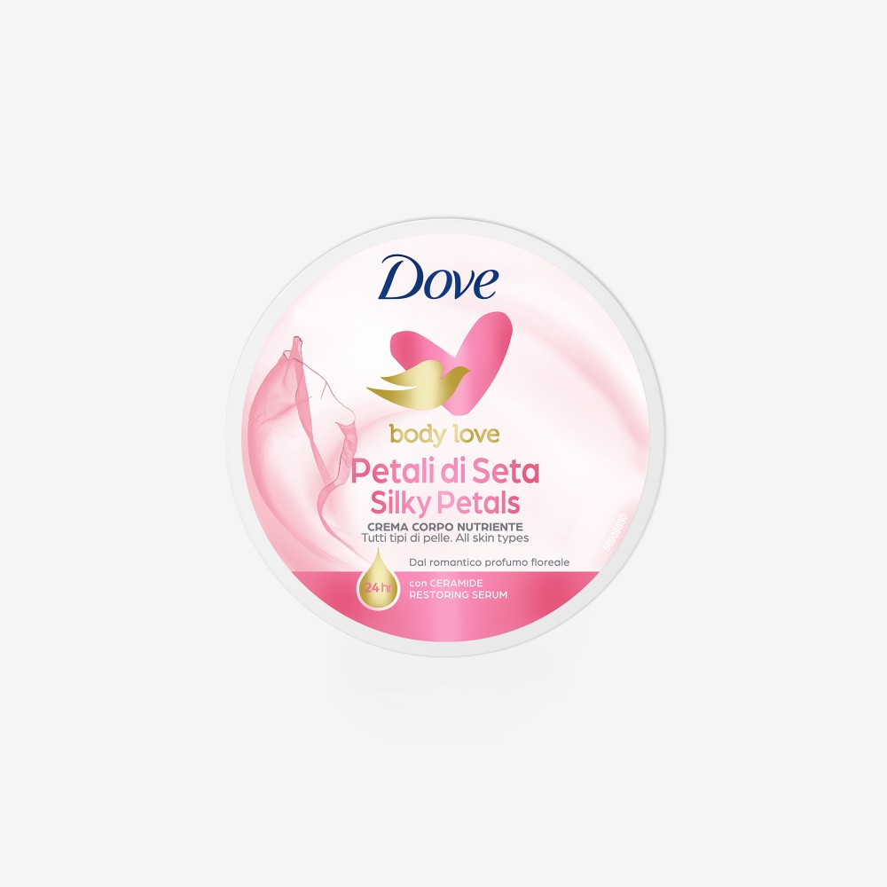 Creme Corpo Dove Silky Petals 300ml