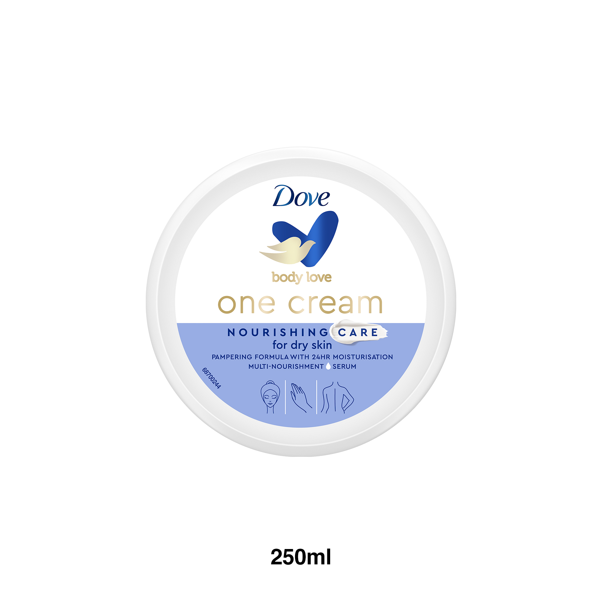 Creme Nutritivo Dove Nourishing Care 250ml