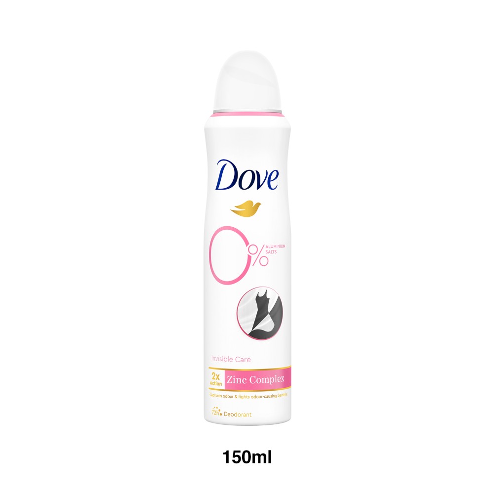 Desodorizante Spray Dove Invisible Care 150ml