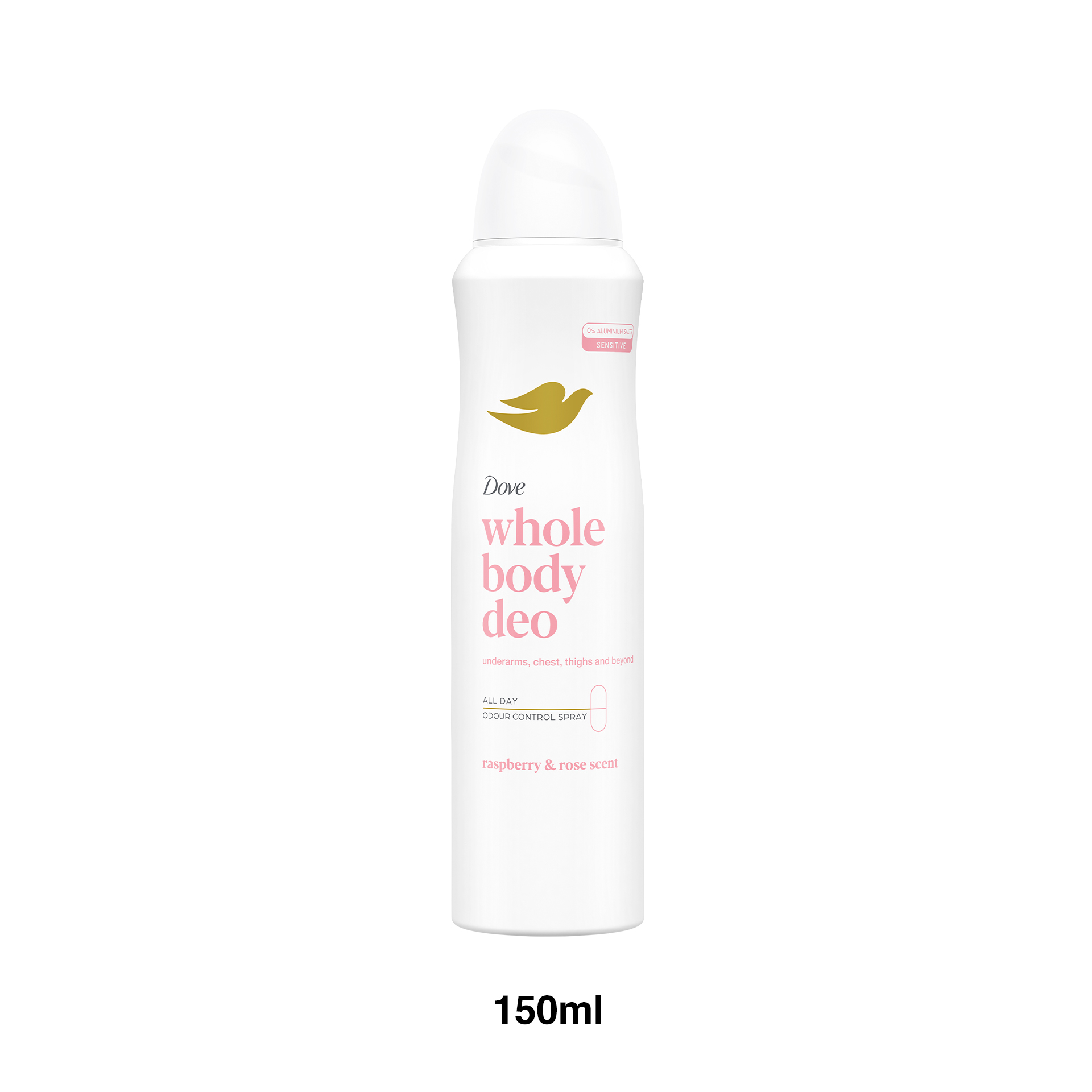 Desodorizante Spray Dove Corpo Framboesa Rosas 150ml