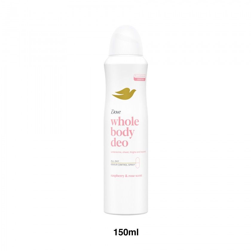 Desodorizante Spray Dove Corpo Framboesa Rosas 150ml Desodorizante Spray Dove Corpo Framboesa Rosas 150ml