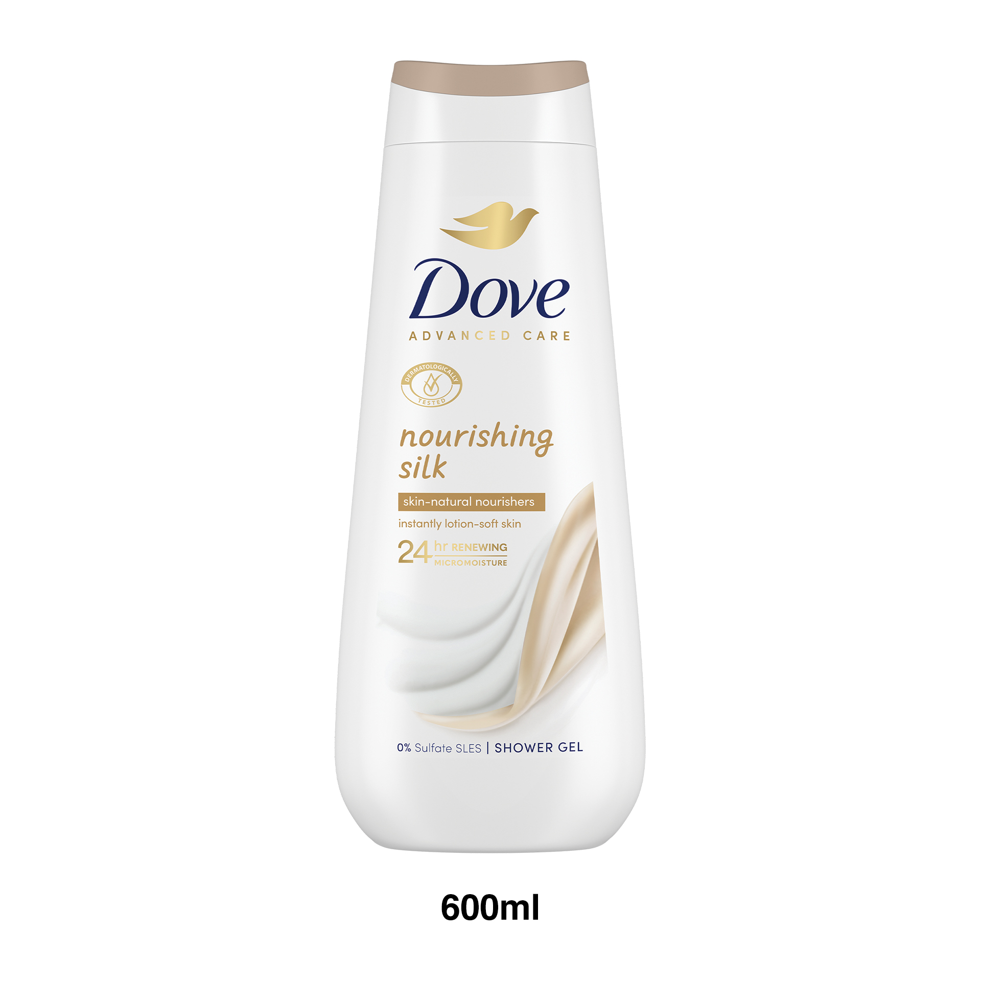 Gel Banho Dove Nourishing Silk 600ml