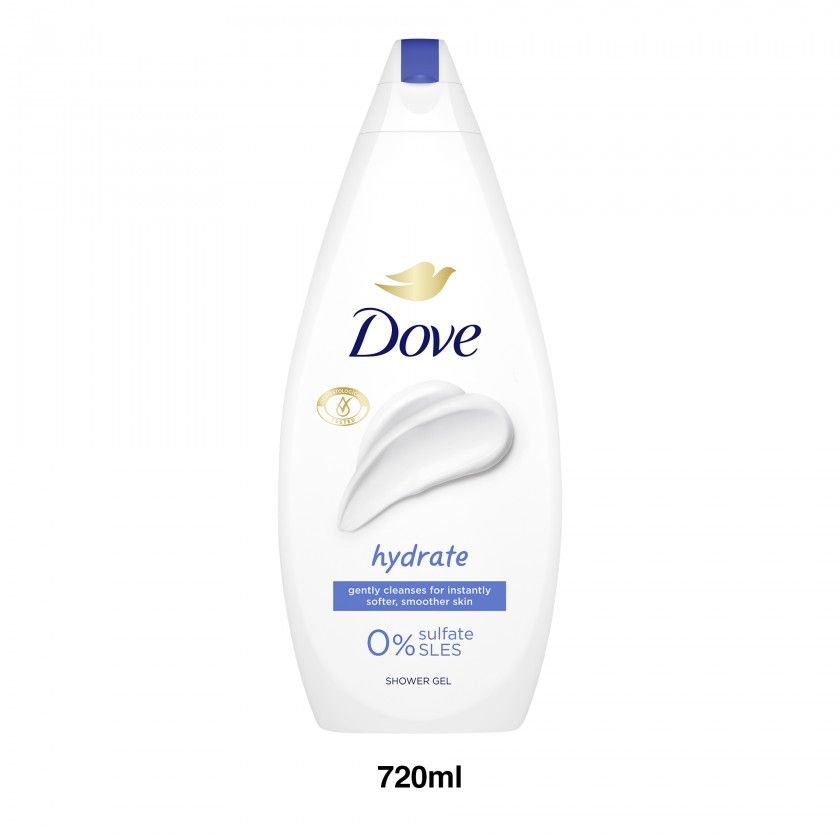 Gel Banho Dove Hydrate 720ml Gel Banho Dove Hydrate 720ml