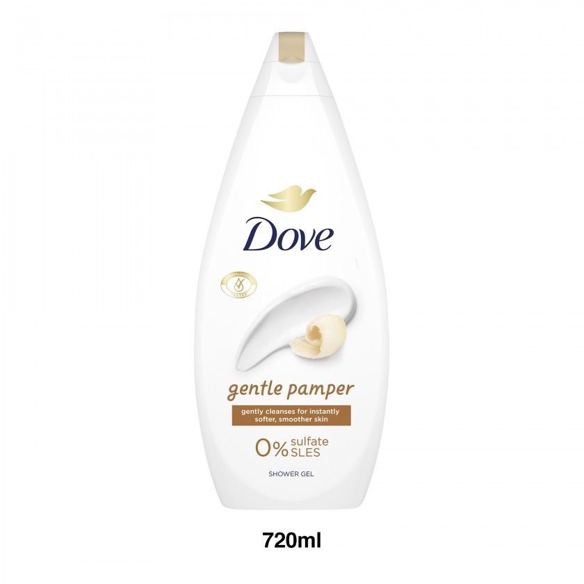 Gel Banho Dove Gentle Pamper 720ml