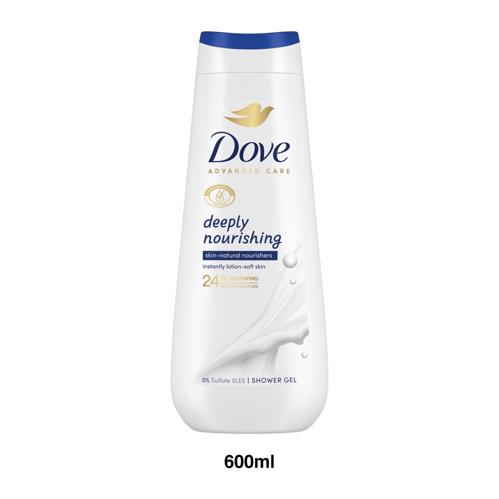 Gel Banho Dove Deeply Nourishing 600ml