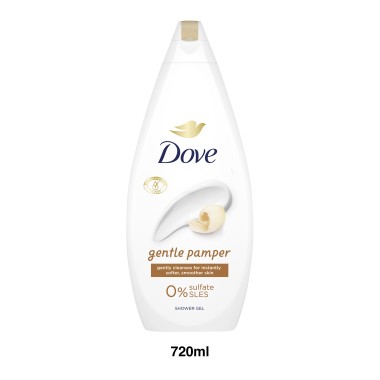 Gel Banho Dove Gentle Pamper 720ml