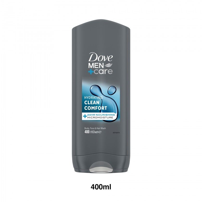 Gel Banho Dove Men Clean Comfort 400ml